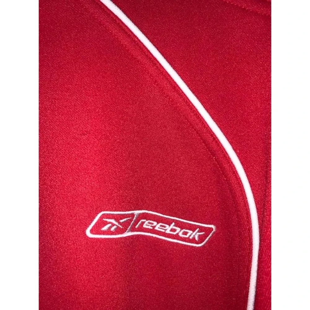 REEBOK Red Track Suit Zip Up Jacket - Picture 2 of 9